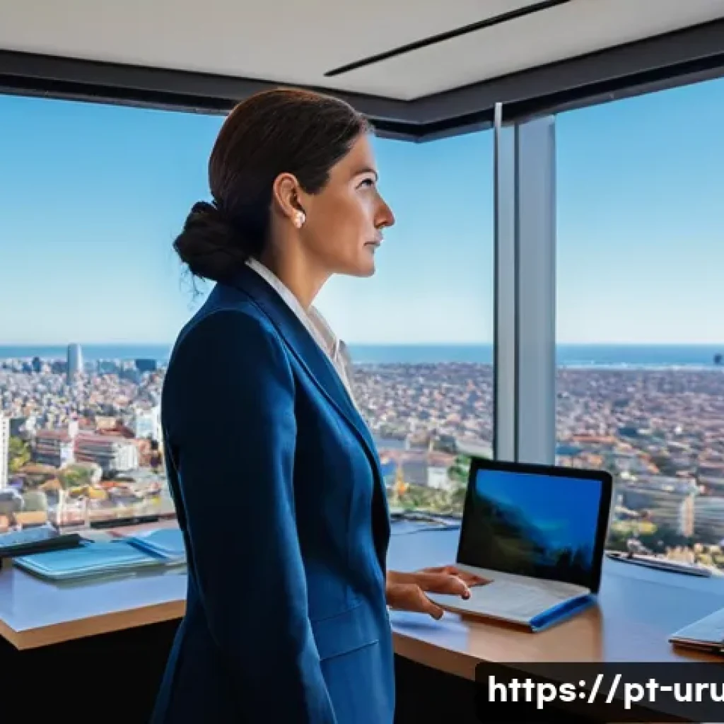 우루과이에서 사업 시작하기 - **Prompt 1: Uruguayan Business Stability and Modernity**
    "A confident female entrepreneur in her...