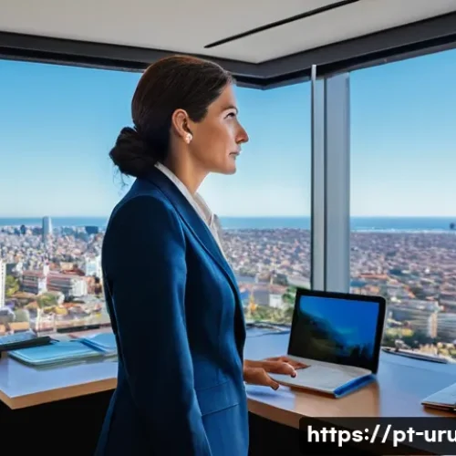 우루과이에서 사업 시작하기 - **Prompt 1: Uruguayan Business Stability and Modernity**
    "A confident female entrepreneur in her...