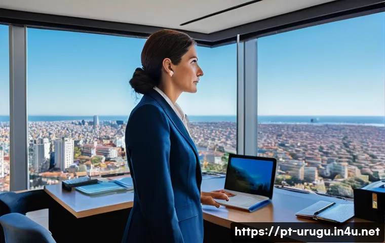 우루과이에서 사업 시작하기 - **Prompt 1: Uruguayan Business Stability and Modernity**
    "A confident female entrepreneur in her...