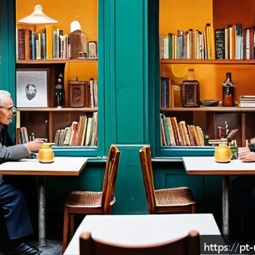 우루과이 유명 작가 - A vivid and atmospheric literary scene set in 20th-century Uruguay during a period of political tens...